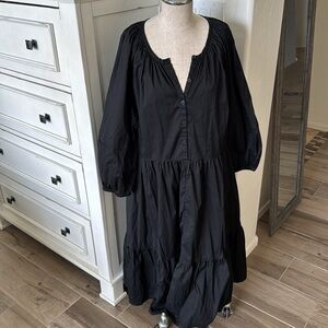 Chico's 2.5 (14) tiered midi dress